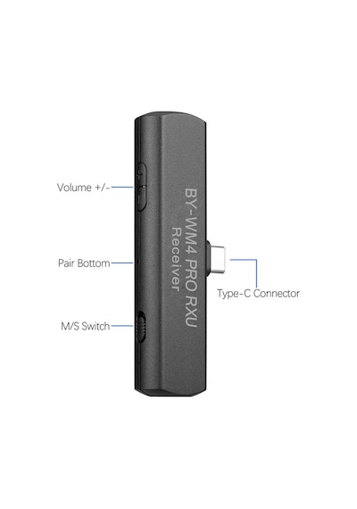 Boya By Wm4 Pro K6 Type C İkili Kablosuz Mikrofon