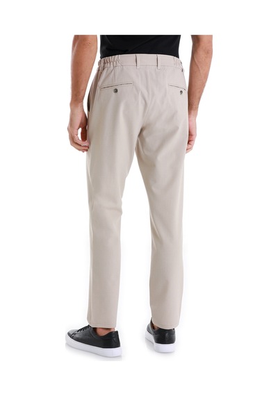 Hatemoğlu Bej Dinamik Fit Desenli Yandan Cepli Jogger Pantolon 29223024c003 G72 Bej