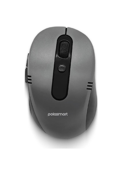 Polosmart Pswm21 Ergonomik Pilli Kablosuz Optik 6 Tuşlu 1600 Dpı Mouse Gri Diğer