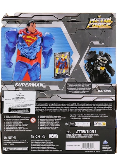 Dc Comics Xl Metal Force Heroes Superman Figür 30cm Superman