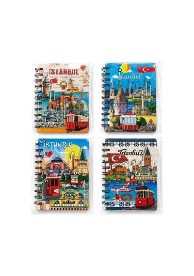İstanbul Temalı Kabartmalı Defter Alk5823 01