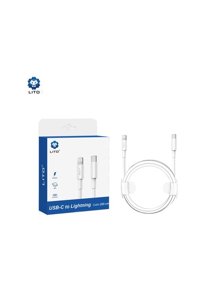 Lito Usb-c To Lightning Şarj Ve Data Kablosu, 2 Metre