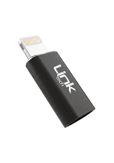 Linktech Type-c To Lightning Dönüştürücü Adaptör, Usb 3.1 Hızlı Şarj 3a Ve 5 Gbps Veri Aktarımı, İphone Ve İpad Uyumlu Kompakt Şarj Çevirici Siyah