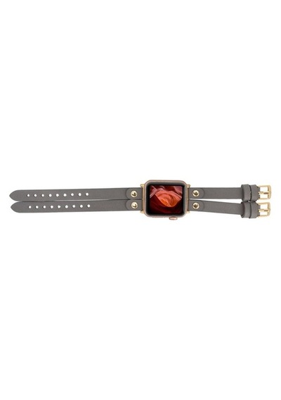 Bouletta Apple Watch Uyumlu Deri Kordon Ely Double Tour Gold Trk (545375011)