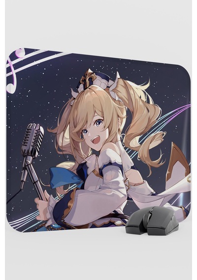 Barbara Genshin Impact Anime Gacha V3 - 48x40 Xl Gaming Mouse Pad Fare Altlığı