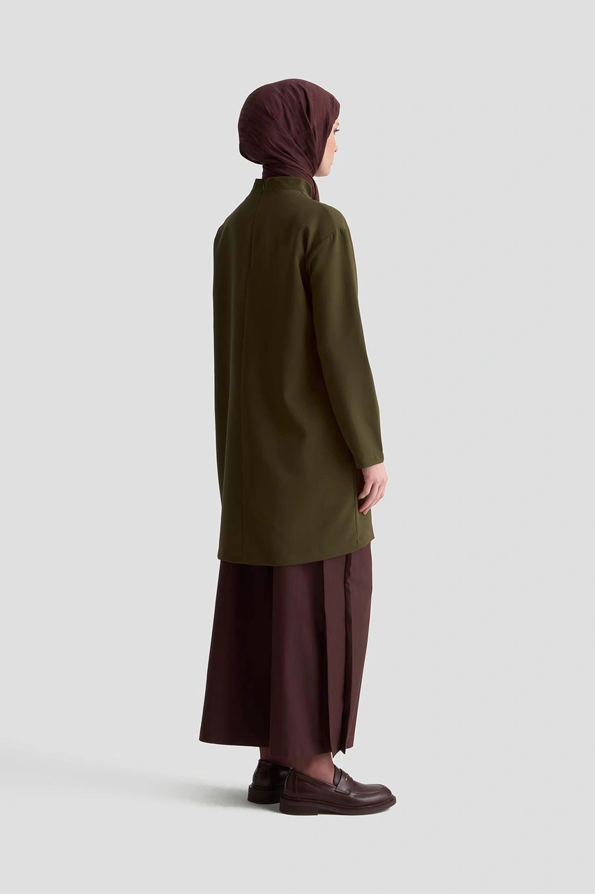 Armine Trend Deri Ve Kuşgözü Detaylı Tunik Yağ Yeşili 25kt438 Yağ Yeşili Armine Trend Deri Ve Kuşgözü Detaylı Tunik Yağ Yeşili 25kt438 Yağ Yeşili