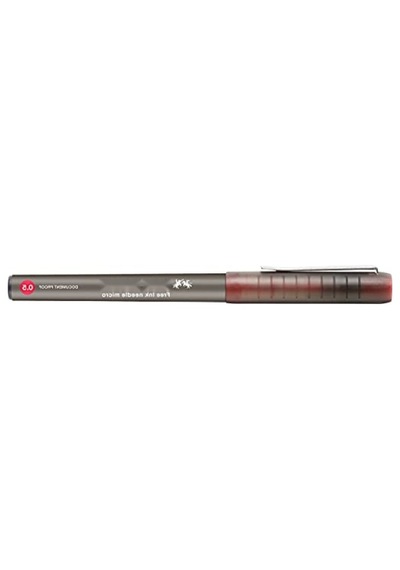 0.5mm İğne Uçlu Silinmez Kalem, Kırmızı Mürekkep