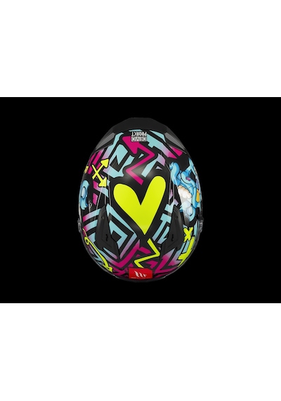 Mt Helmets Mt Braker Sv Crazy Teddy B7 Motosiklet Kaskı Parlak Mavi