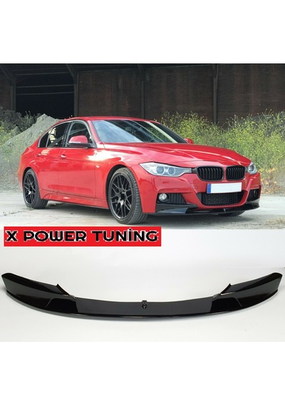 Bmw F30 2012-2018 3.Seri Plastik Parlak Siyah M.Tech Ön Lip