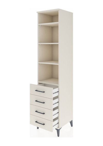Hyperion Dolap 4 Raflı 4 Çekmeceli 44x44x195 Aytaşı-aytaşı Aytaşı