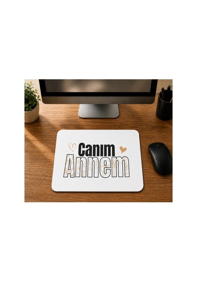 Canım Annem Baskılı Mousepad - Anneye Hediye Bilgisayar Altlığı