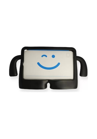 Newface Apple iPad Uyumlu  10.2 7.nesil Kılıf Karakter Tablet Silikon - Siyah