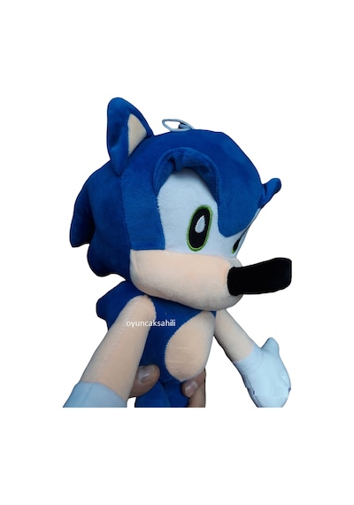 Sonıc Peluş 45Cm Büyük Boy Oyuncak Sonic Yurtdışı Kadife Sonik