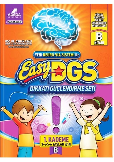 Adeda 3-6 Yaş Easy Dikkati Güçlendirme Kitabı B