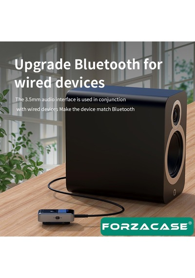 Tv, Araç, Bilgisayar Uyumlu 2in1 Aux Bluetooth 5.4 Tf Kartlı Kablosuz Ses Adaptörü - Fc1129