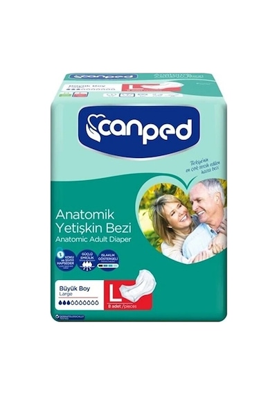 Canped Anatomik Hastabezi Normal Büyük 8 li