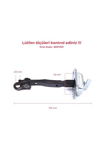 Toyota Yaris Mk2 P9 Xp9 Xp90 2005-2013 İçin 2x Ön Kapı Gergisi