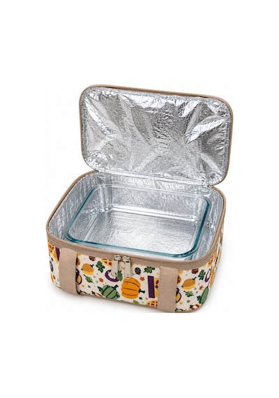 Borcam Termal Çantası-yemek Çantası-30 Cm Kare-352 Çok Renkli