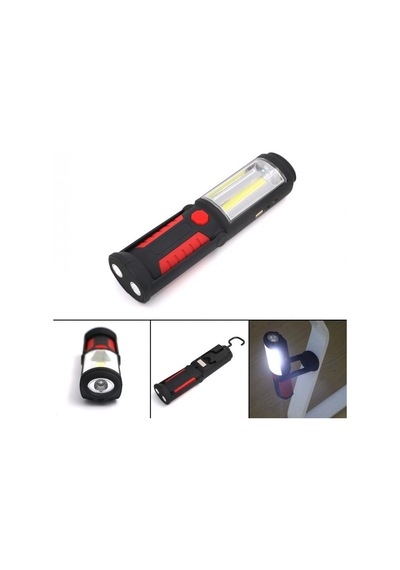 Br S99 Cob Led Şarj Edilebilir Mıknatıslı Çalışma Feneri Siyah