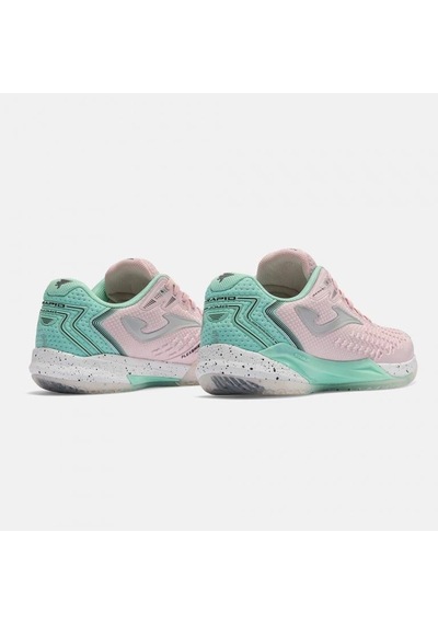 Joma Trals2613ac Rapid Lady Sert Ve Toprak Kort Kadın Tenis Ayakkbısı - Pembe/yeşil