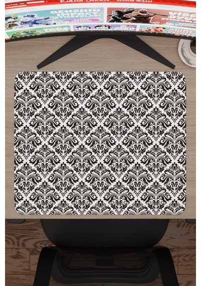 Türk Çini Kaymaz Dikişli Kauçuk Oyuncu Mousepad V5 - 48x40 Xl Gaming Mouse Pad Fare Altlığı