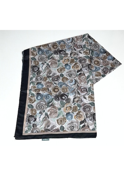 Bonjela Soft Pamuk Şal-75 X 190 -06572 Siyah-Gri
