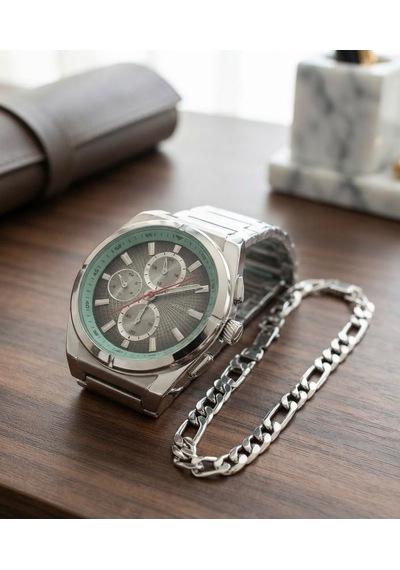 Erkek Kol Saati Bileklik Hediyeli Metal Kordon Çelik Kasa Analog Quartz Kronograf Görünümlü Gümüş Renk Şık Klasik Spor Erkek Saati Cp22 Çok Renkli 50081899 Erkek Kol Saati Bileklik Hediyeli Metal Kordon Çelik Kasa Analog Quartz Kronograf Görünümlü Gümüş Renk Şık Klasik Spor Erkek Saati Cp22 Çok Renkli 50081899