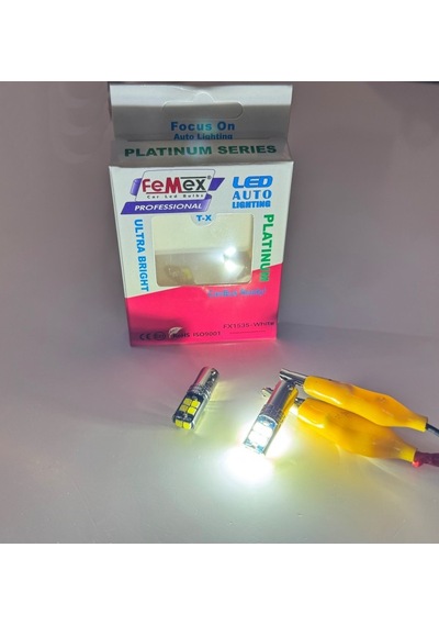 Femex Platinum Beyaz H21w Bay9s 10 Smd 3030 Chip Led Ampul Femex