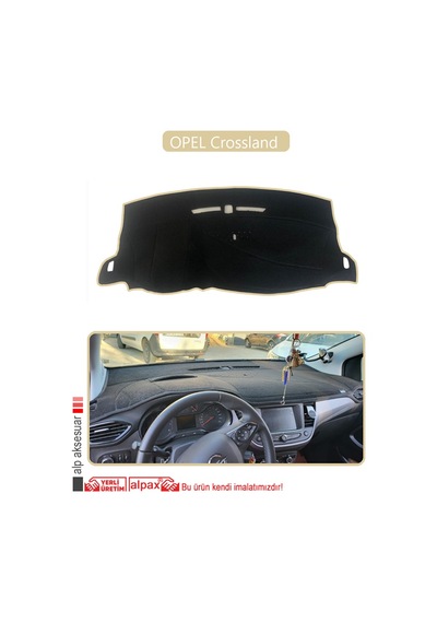 Opel Crossland Torpido Koruma Halısı Bej Kenar