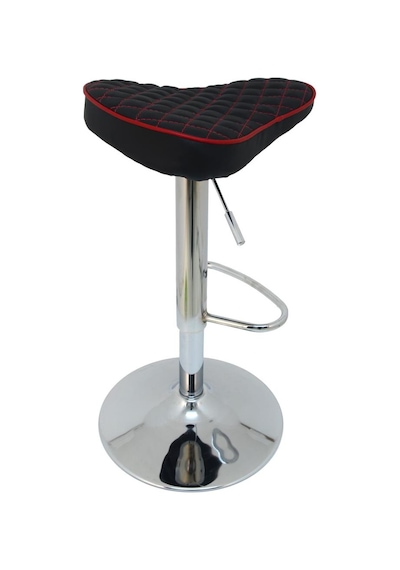 Mobilyakeyfi Boombar Bar Taburesi - Kırmızı Deri - 9538S0116