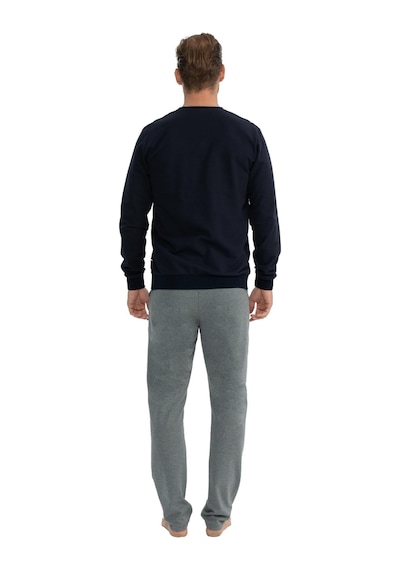 U.s. Polo Assn. 18815 Erkek Ev Giyim Uzun Kollu Pijama Takım 001