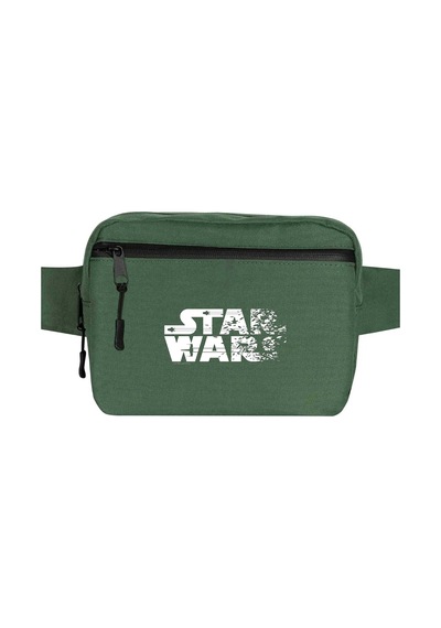 Star Wars Logo Yeşil Bel Çantası