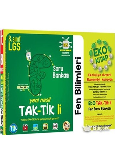 8. Sınıf Taktikli Fen Bilimleri EKO Kitap Soru Bankası - Tonguç