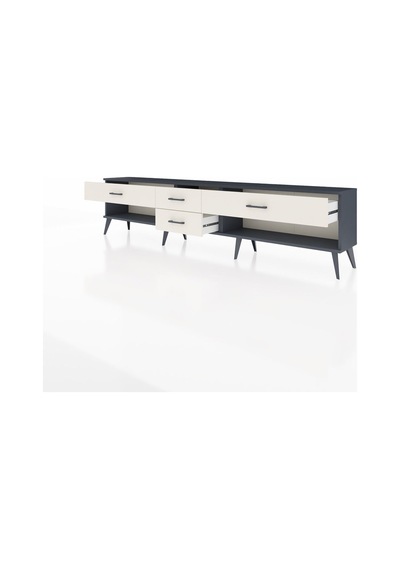 Arges Tv Ünitesi 4 Çekmeceli 220x30x51 Antrasit-çam/aytaşı Atlas Çam/aytası - Antrasıt Arges Tv Ünitesi 4 Çekmeceli 220x30x51 Antrasit-çam/aytaşı Atlas Çam/aytası - Antrasıt