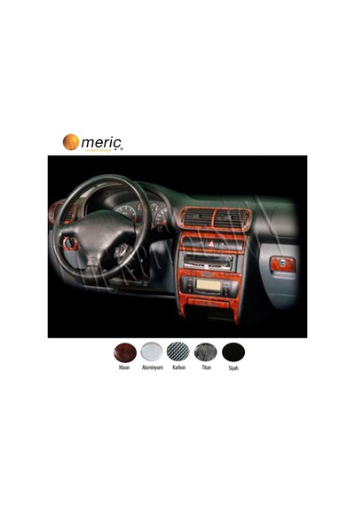 Meriç® Audi A3 Ön Torpido Kaplama 8 Parça 1996-2000 (530155873)