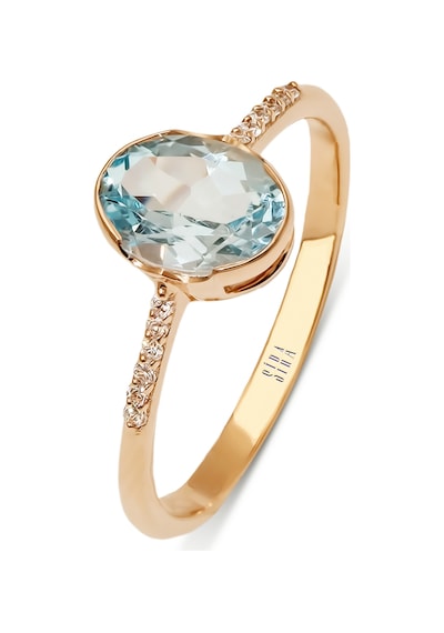 Siramücevherat Blue Topaz Yüzük - Rose