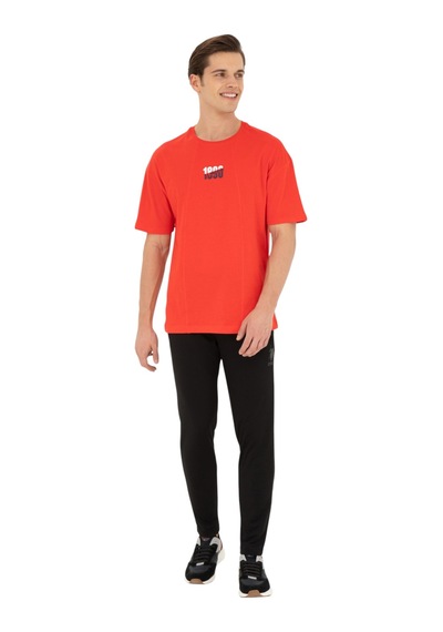 U.s. Polo Assn. Erkek Comfort Fit Bisiklet Yaka Tişört Kırmızı