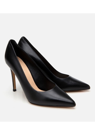 Hotiç Kadın Deri Siyah İnce Topuklu Stiletto 01ayh303720a100 Siyah-black Siyah