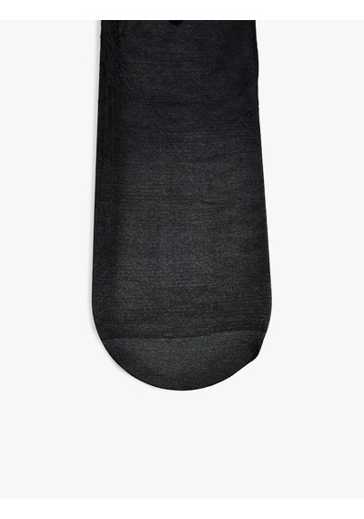 Koton 20 Den Push Up Korseli Külotlu Çorap Siyah 7wak80256aa