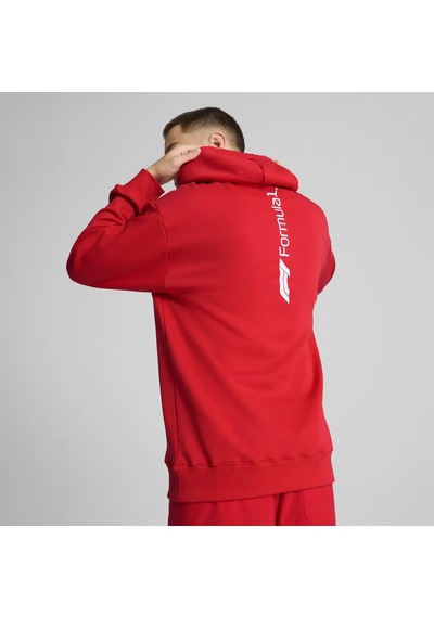Puma F1 Ess+ Graphic Hoodie Kırmızı Erkek Sweatshirt