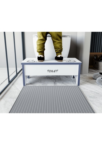 Modern Çocuk Basamağı ve Yükseltici Tabure - Tuvalet ve Lavabo Önü Eğitici Platform