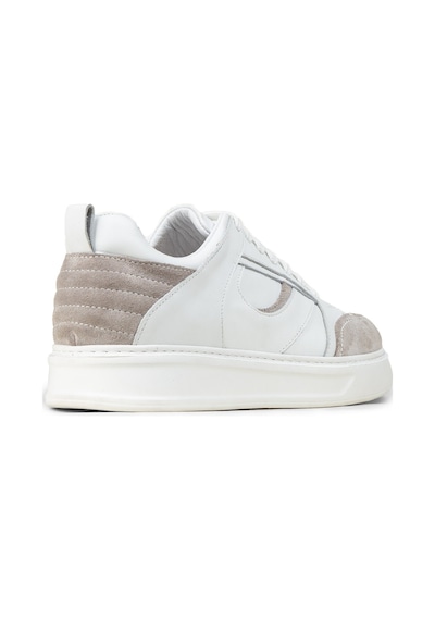 Deery Erkek Hakiki Deri Beyaz Sneaker Ayakkabı - 02012mbyze01 Beyaz