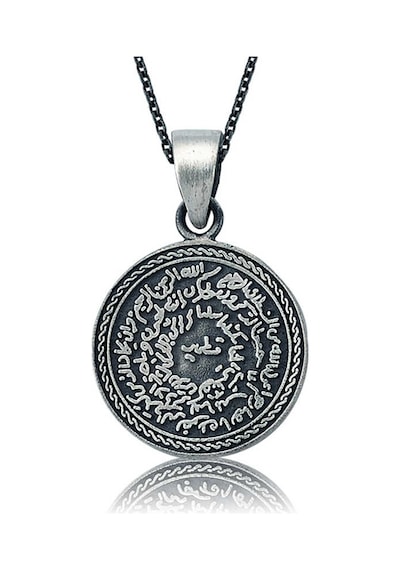 925 Ayar Gümüş Kıtmir Ve Mühr-ü Şerif Yazılı Kadın Kolye Renkli
