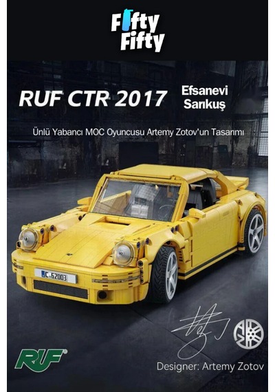 Cada Ruf Ctr 2017 -c62003w 1515 Parça Profesyonel Oyuncak Yapım Seti