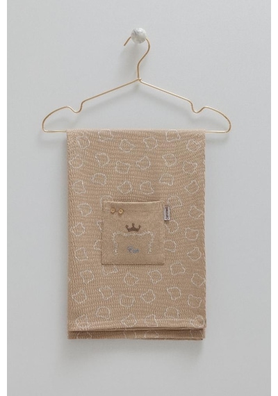 Caramell Very Cool Bebek Battaniyesi 80x80 Cm Crml.bte1872 Kahverengi