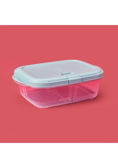 Life Dikdörtgen Push Up Saklama Kabı - Asorti - 1,1 Lt Çok Renkli