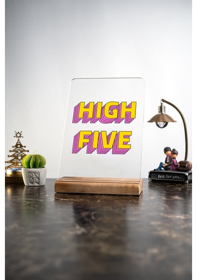 Ev High Five Arkadaşa, Eşya, Ürünler, Masa Dekoratif Ahşap Obje