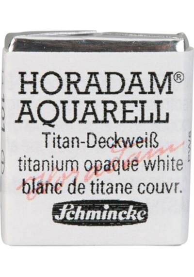 Schmincke Horadam Aquarell Artist Sulu Boya Titanium-opaque White Yarım Tablet
