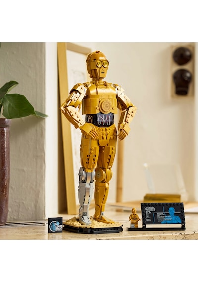 LEGO® Star Wars™ C-3PO™ 75398 - Yetişkinler için İnşa Edilebilen Koleksiyonluk ve Nostaljik Droid Figürü Yapım Seti (1138 Parça)