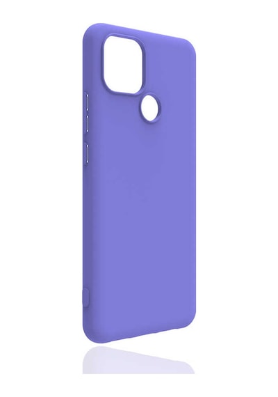 Zore Realme C25y Kılıf Ogaa Biye Silikon - Lila